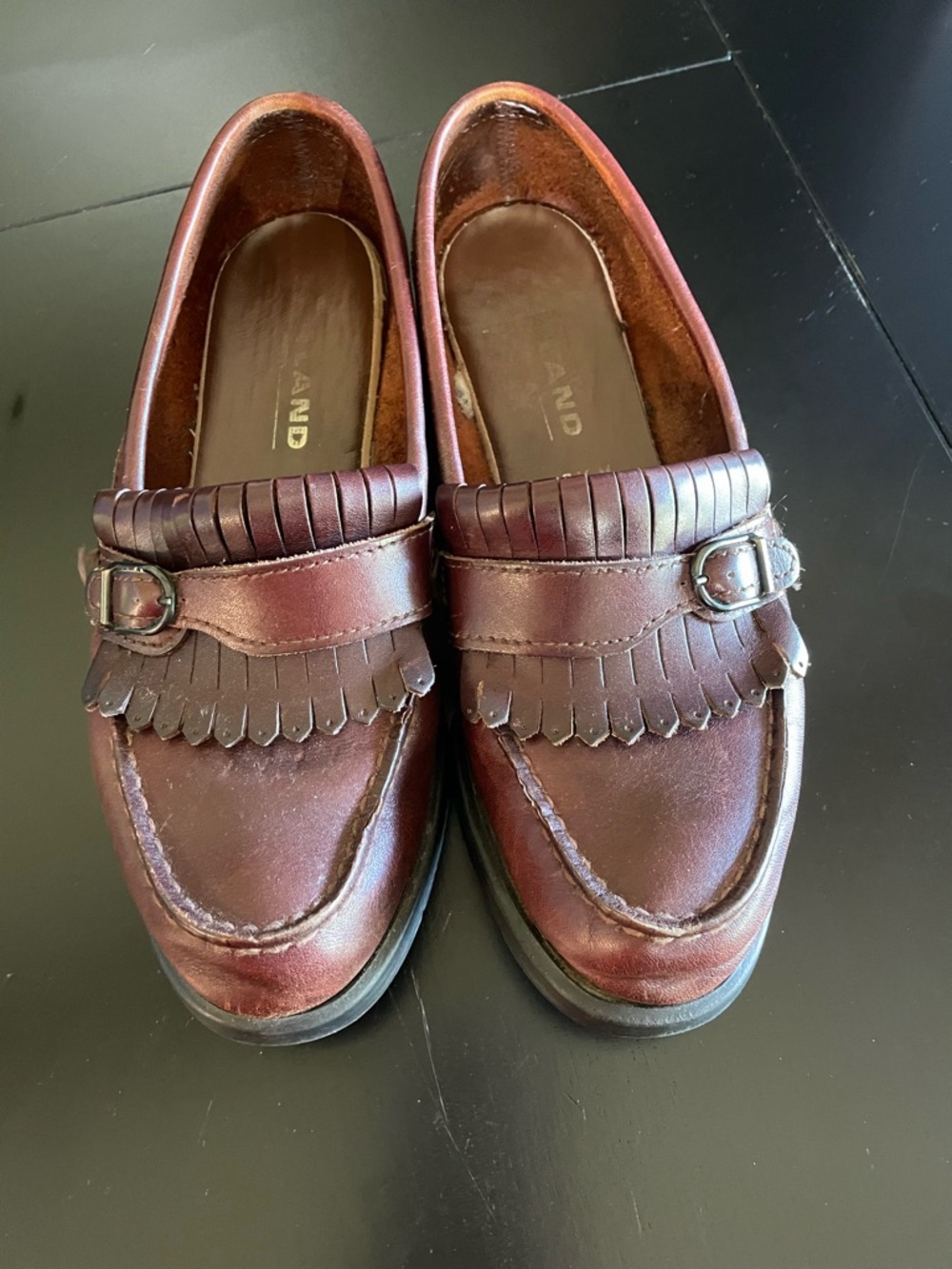 Eastland Womans Loafers M 552502 Brown Buckle on Tassles Size 7.5M vintage shoes - Picture 2 of 7